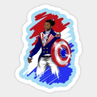 American Hero Marquis de Lafayette Sticker